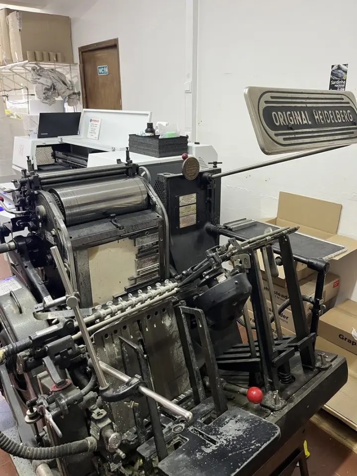 Máquina de impressão offset Original Heidelberg